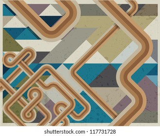 Abstract retro background