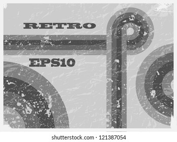 Abstract retro background
