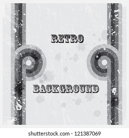 Abstract retro background