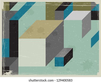 Abstract retro background