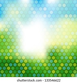 Abstract retro background