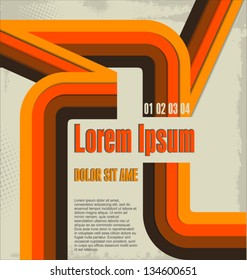 Abstract retro background