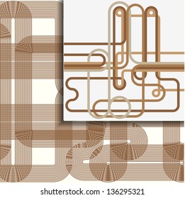 Abstract retro background