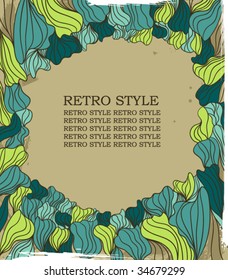 Abstract retro background
