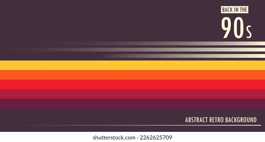 Abstrakter Retro-Hintergrund in den 90er Jahren.