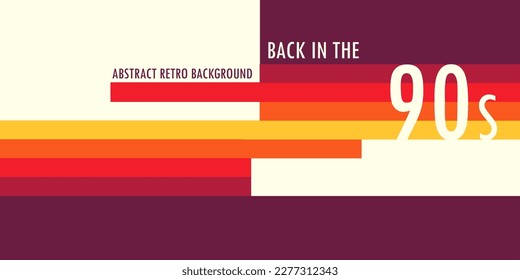 Abstract retro background back in the 90s.