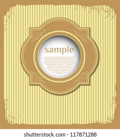 Abstract retro background with bubble. Design template can be used banners, invitation, congratulation or website layout vector