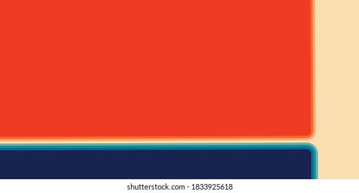 Abstract retro background of color line shape in vintage style color for banner, wallpaper, poster, etc. EPS10