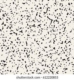 Abstract Retro Background Design. Vector Seamless Black And White Pattern.