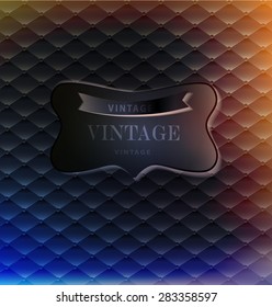 Abstract retro background for greeting card, with retro label for design. Design template, card can be used banners, invitation, congratulation or website