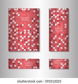 Abstract retro background with multicolored geometric circles  shape. Vector illustration.