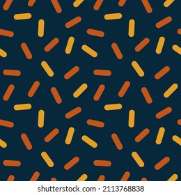 Abstract retro background. Pattern with cartoon background for sticker. Vector background with elements in a trendy retro cartoon style. Vector illustration