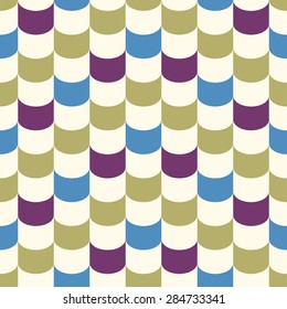 Abstract retro background. Seamless pattern. Vector. 