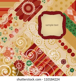 abstract retro background with space for text.