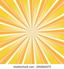 Resumen de fondo retro con rayos solares. Ilustración vectorial de verano para el diseño