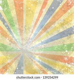 Abstract retro background, vector