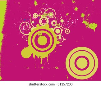 abstract retro background - vector