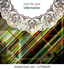 Abstract Retro Background. Vector Illustration.