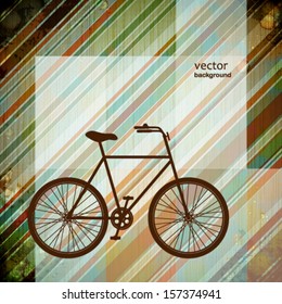 Abstract retro background. Vector Illustration.
