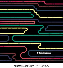 Abstract retro background. Vector illustration