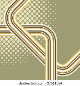 abstract retro background, vector illustration
