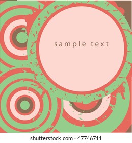Abstract retro background. Vector illustration.