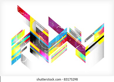 Abstract retro background. Vector illustration (eps10).