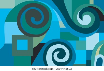 abstract retro background for wall decoration