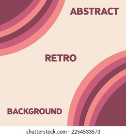 Resumen Fondo retro con onda. fondo retro. Colores amarillo, naranja y rojo. Ilustración del vector