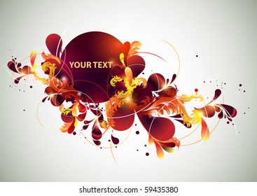 Abstract retro banner.