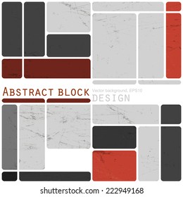 Abstract retro blocks design background colorful, Vector