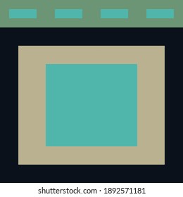 An abstract retro box layout background image.