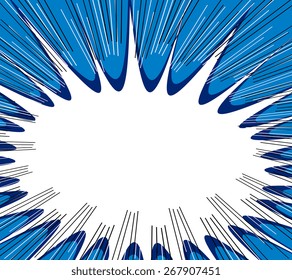 Abstract Retro Burst Banner