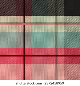 Abstract Retro check plaid pattern in Pink Seamless herringbone tartan illustration vector set for scarf, blanket, other modern spring summer autumn winter holiday fabric print.