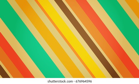 Abstract Retro Colored lines, Vector Background