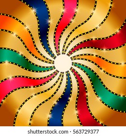Abstract retro colorful shining background. Vector illustration