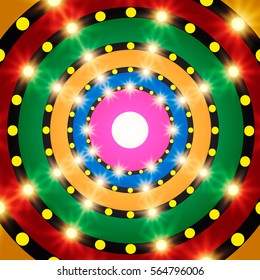 Abstract retro colorful shining background. Vector illustration