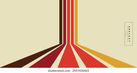 Abstract Retro Colors Background Wallpapers Vector