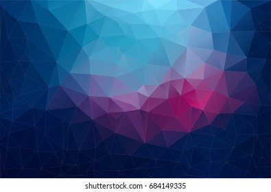 Abstract retro colorTriangle Background