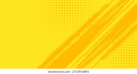 Resumo Quadrinhos retrô amarelo fundo raster gradiente meio tom stock vetor esportes textura