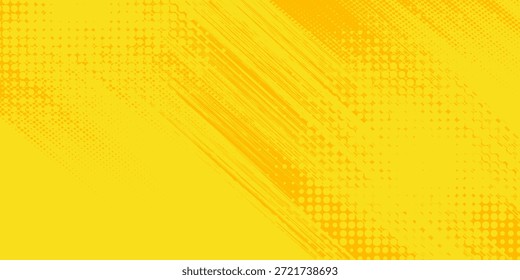 Abstrakte Retro Comic gelber Hintergrund Rastergradient Halbton Stock Vektor Sport Bild