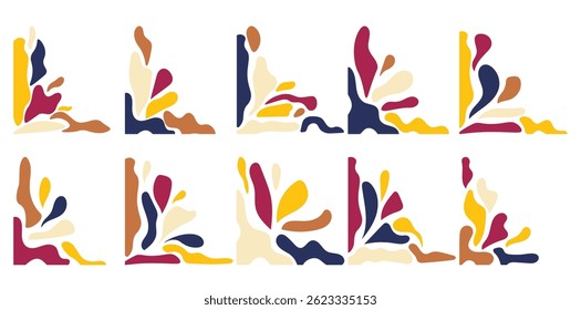  Coleção de Conjuntos de Cantos Retroativos Abstratos