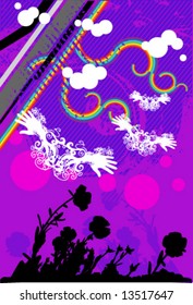 Abstract retro design