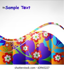 Abstract retro design background