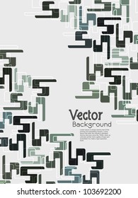 abstract retro designed background. Vector illustration