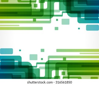 Abstract retro digital technology lines motion design vector background