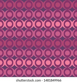Abstract retro dotted flat seamless pattern with geometric garlands. Timeless simple vector pattern for textile, prints, fabric, wallpaper, wrapping paper, web etc.