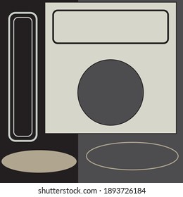 An abstract retro floppy disk background image.