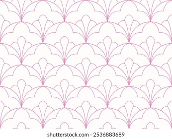 Abstrato padrão floral retro sem emenda. Vetor vintage flor arte deco textura. Fundo minimalista geométrico.
