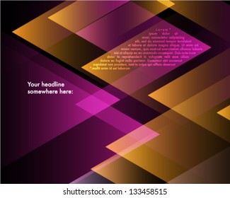 Abstract Retro Geometric Background